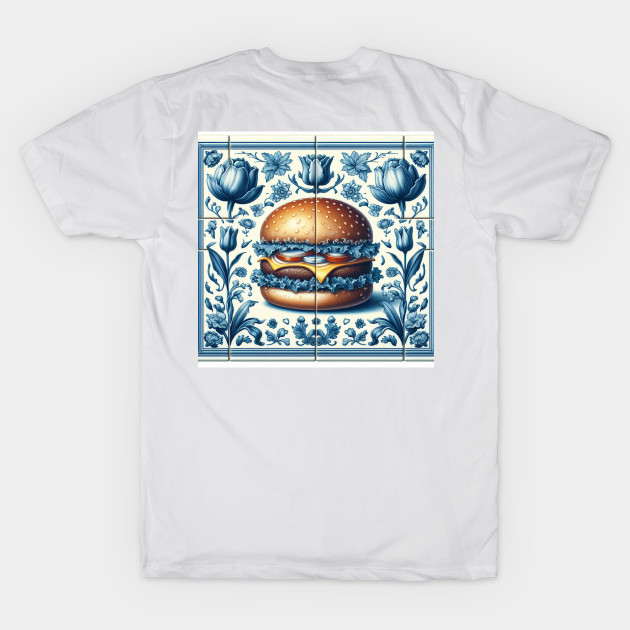 Delft Tile With Fast Food No.3 by artnook